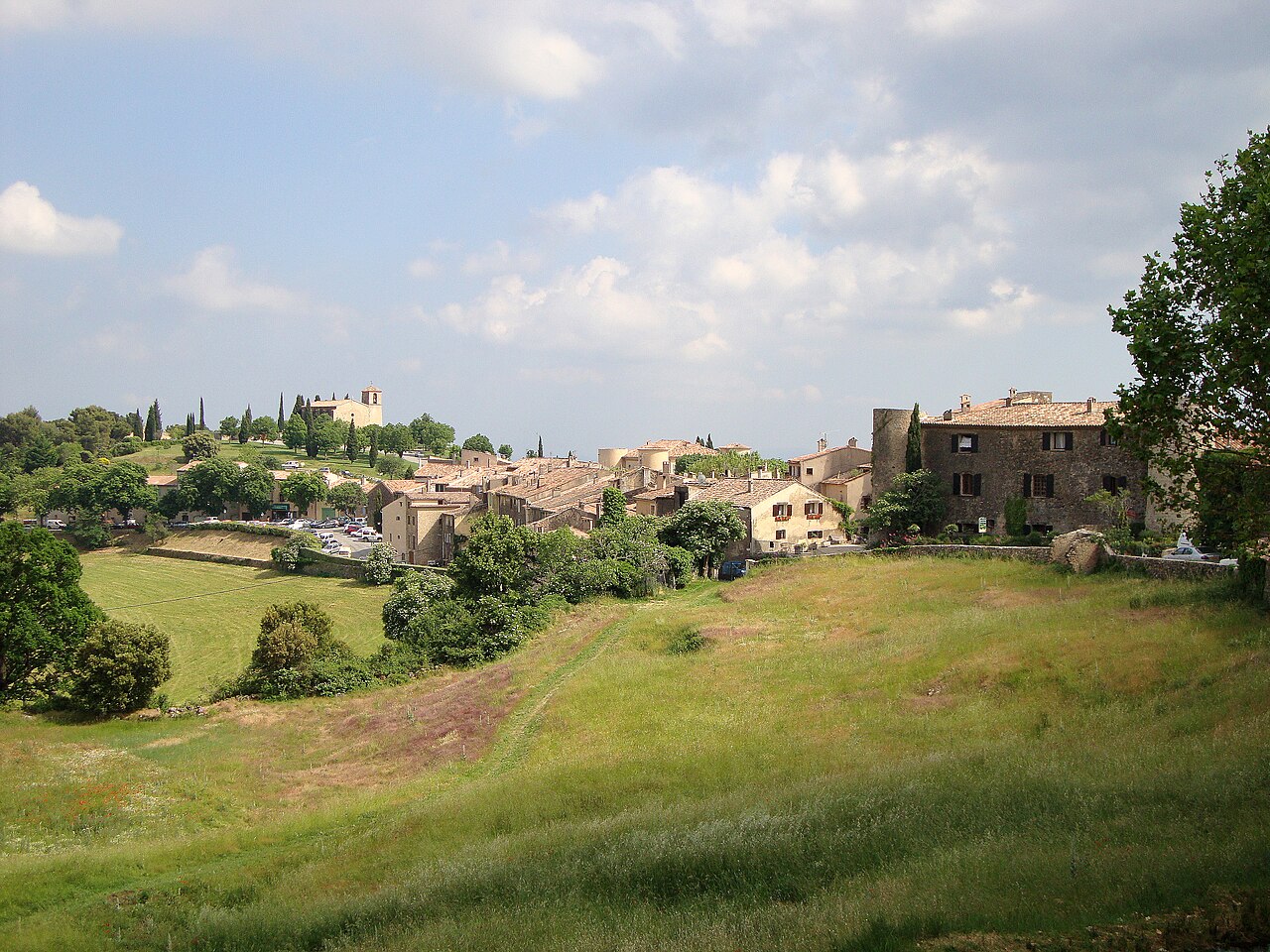 Panorama sur Tourtour et les collines du Haut-Var