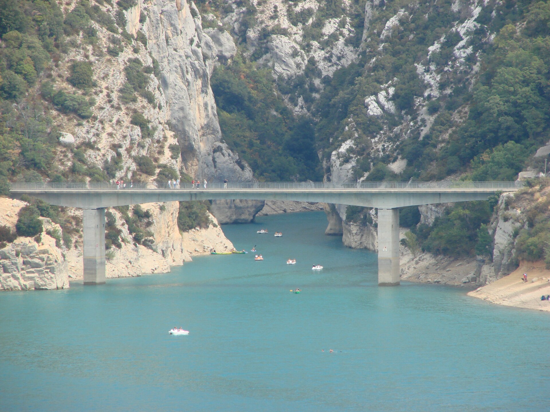 Le pont du Galetas et le lac de Sainte-Croix